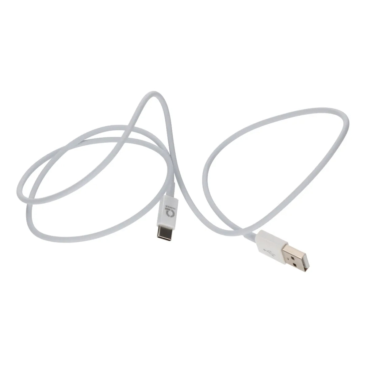 USB A till USB C Laddare 18W 1 Meter - Vit